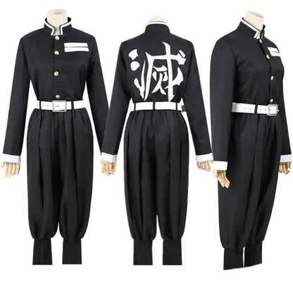 Kids Demon Slayer Cosplay Nezuko Agatsuma Zenitsu Kochou Shinobu Cosplay Costume Kimono Suit Kimetsu No Yaiba Halloween Clothing