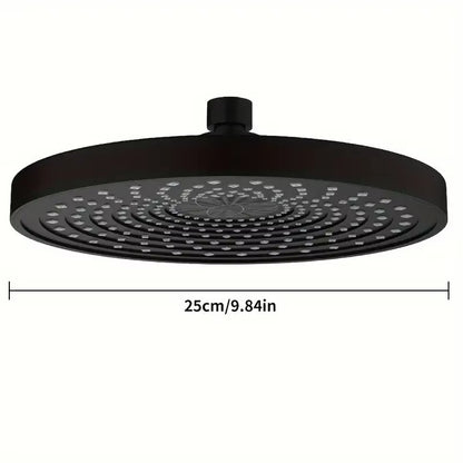 25cm Top Spray Large Water Volume Booster Shower Head Pressurized Single Head Home Bathroom Shower Head