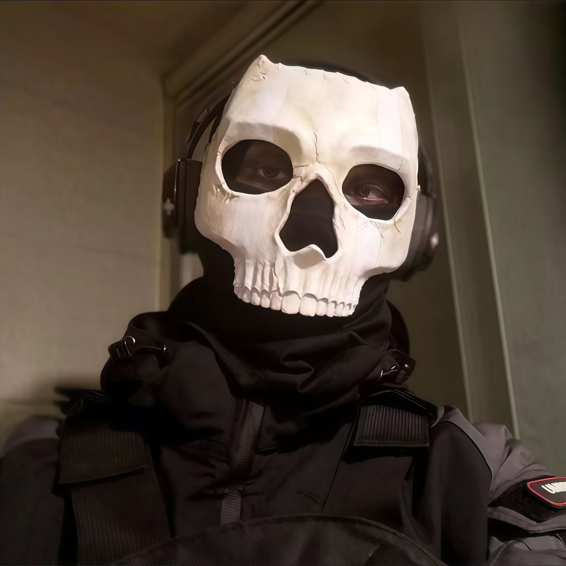 Halloween 2023 Call of Duty Warzone 2Call of Duty Skeleton Ghost COS Costume Resin Mask