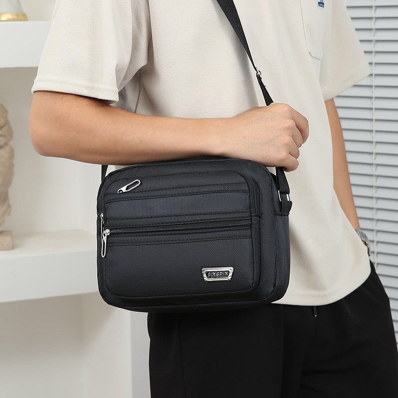 Large Capacity Casual Crossbody Bag - Adjustable Shoulder Strap, Multiple Zipper Compartments, Travel Shopping and Daily Use