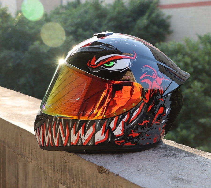 Motorcycle For Venom Helmet Unisex DOT Helmet cruise retro Motocross Full Face Helmet riding Helmet Casco Capacete