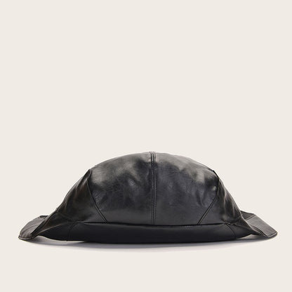 Fashionable retro and unique Beetle backpack, made of Crazy Horse plant tanned soft PU leather, suitable for both men and women