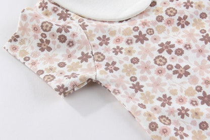 Unisex Bodysuits 4/5PCS Cotton Newborn Baby Girl Clothes Set Short Sleeve Print Baby Boy Clothes Summer Solid Color Bebes