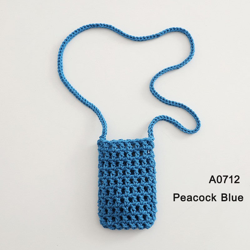 Handmade Crossbody Phone Purse - Openwork Shell Design Tote, Handmade Crossbody Phone Purse,Crochet Beach Bag