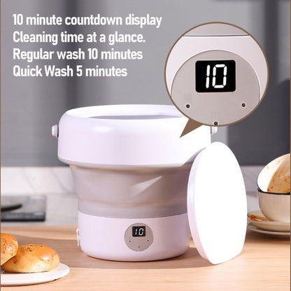 Mini Turbo Dishwasher 5L Foldable Portable Dish Washer Vegetable Washing Machine For Home Travel Hotel RVs