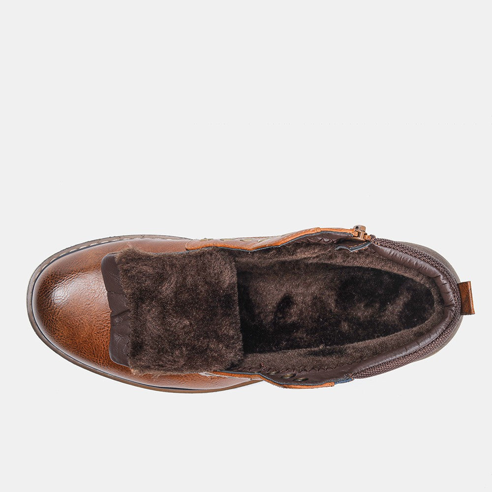 2024 New Men's Winter Shoes Warm Comfortable Non-Slip Men Winter Boots #KD5251