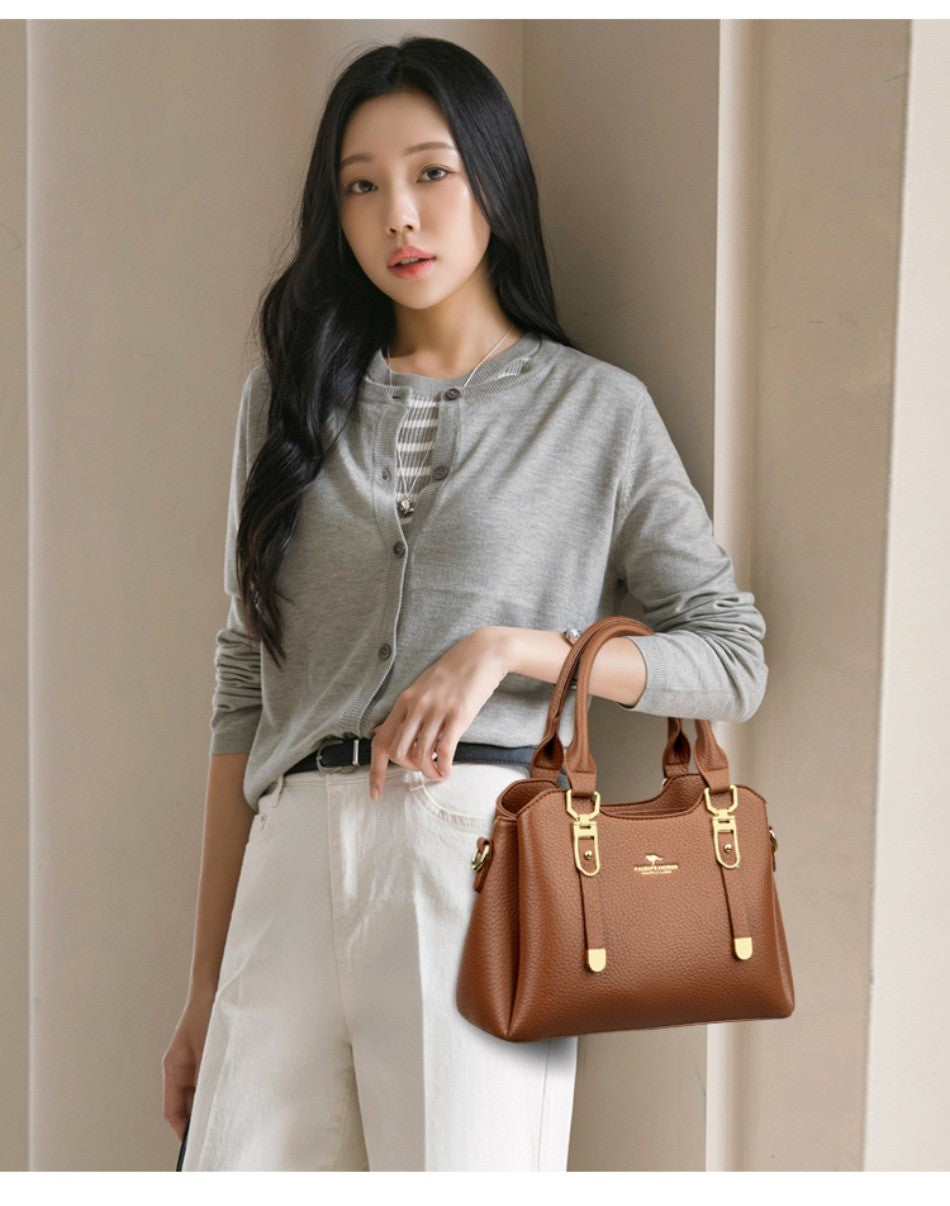 Luxury Soft Leather Purses and Handbags for Women Casual Top Quality Women Bags Ladies Shoulder Crossbody Bag Female Sac A Main