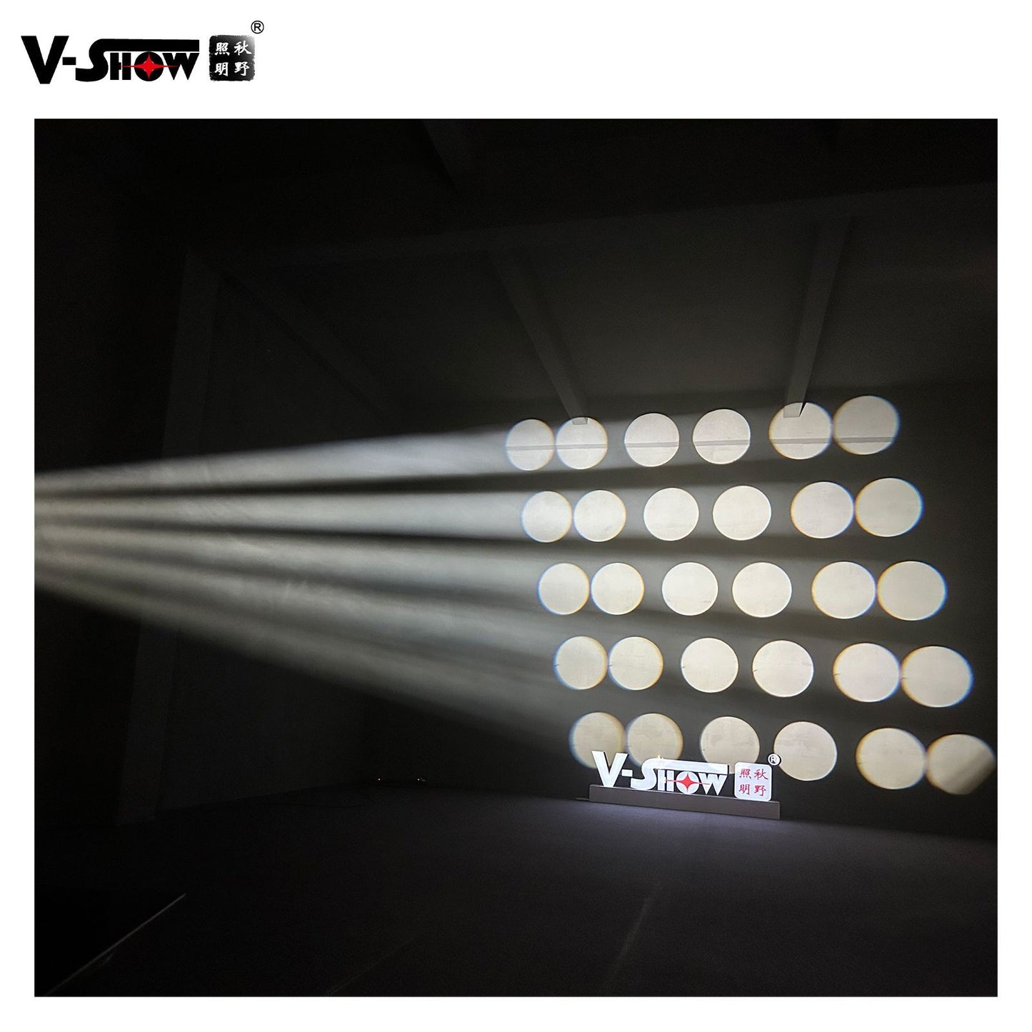 VSHOW 2pcs S712 With Folding Clamp With Flightcase Led Module 450W Beam Spot Wash BSW 3in1 With Zoom CMY CTO Moving Head Light