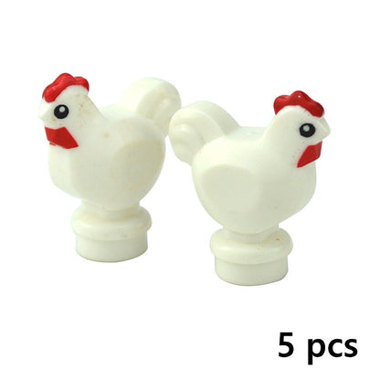 Creative DIY Model cute little Animal MOC Brick Building Blocks Pet Zoo Dog Duck Tortoise Penguin Cat Pig Bird Rabbit Toys
