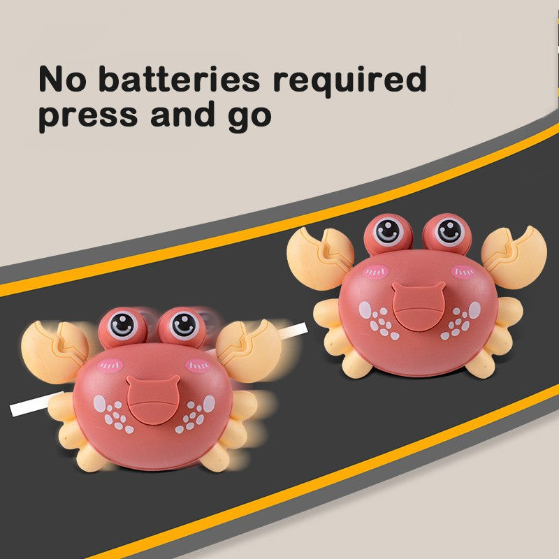 Crab Toy for Babies Walking Dancing Creative Funny Cute Crawling Press Toys Educational Toddler Kids Birthday Christmas Gifts