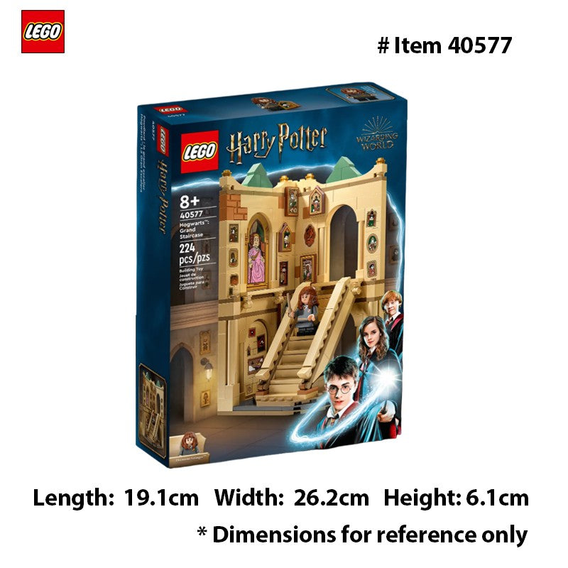 LEGO 40577 Harry Potter Hogwarts Grand Staircase Kit de Construção Conjunto Exclusivo 224 Peças fora de linha