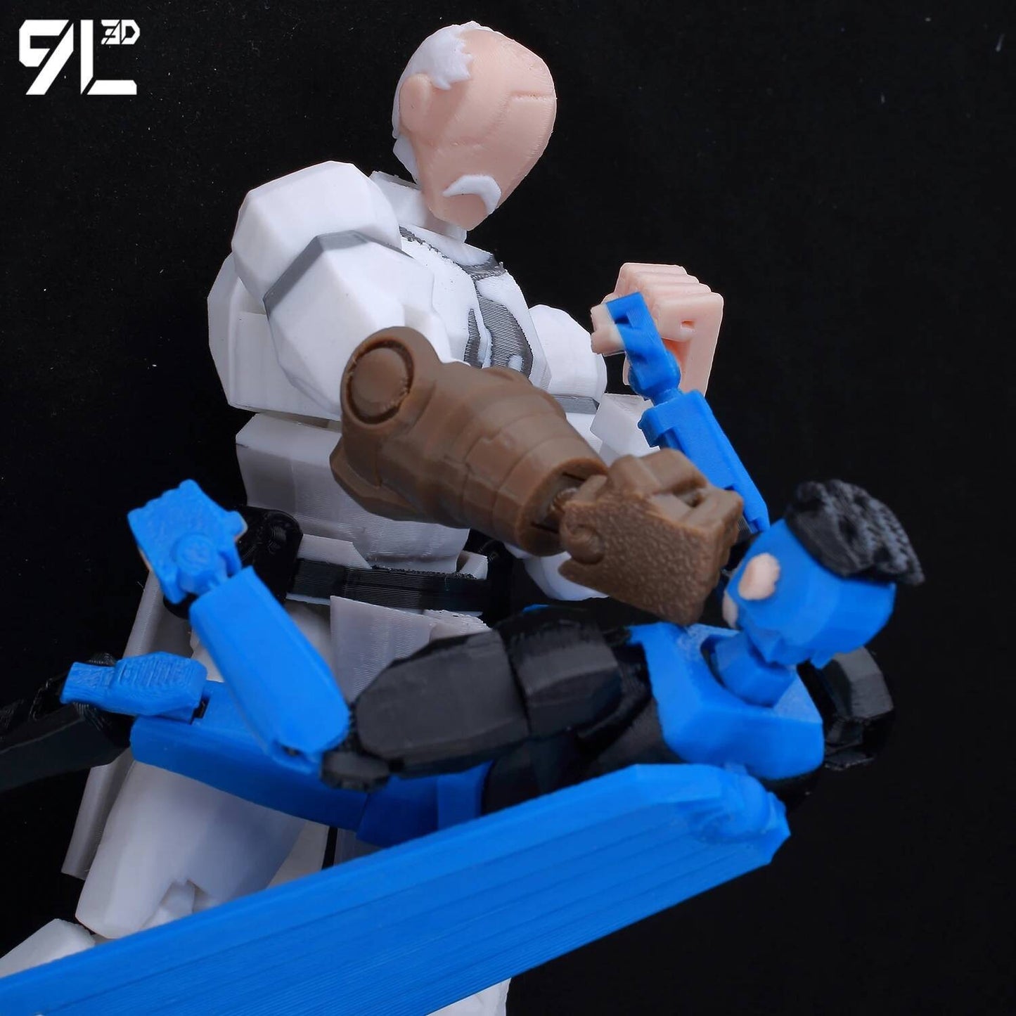 9L3D Impresso Invencível Menino Lucky13 Dummy13 Conquistar LEX Allen Super-heróis Anime Brinquedos Bonecos de Ação Modelo de Manequim Enfeites