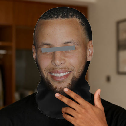 Curry Celebreties 3D Realistic Full Face Mask Head Cover-Curry