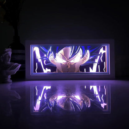 Anime Cartoon series paper-cut light room bedroom night light atmosphere light remote control colorful light box