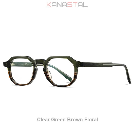Men Prescription Reading Glasses Acetate Myopia Eyewear Women Blue Light Blocking CR39 Lenses Computer Pen Nib Eyeglasses Frame