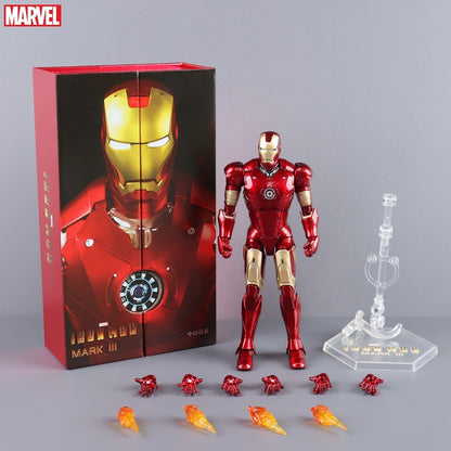 ZD Toys Homem de Ferro Série Articulado MK1 MK2 MK3 MK4 MK5 MK6 MK7 MK42 MK43 MK50 Boneco de Ação do Filme 7 Polegadas Bonecas Mark