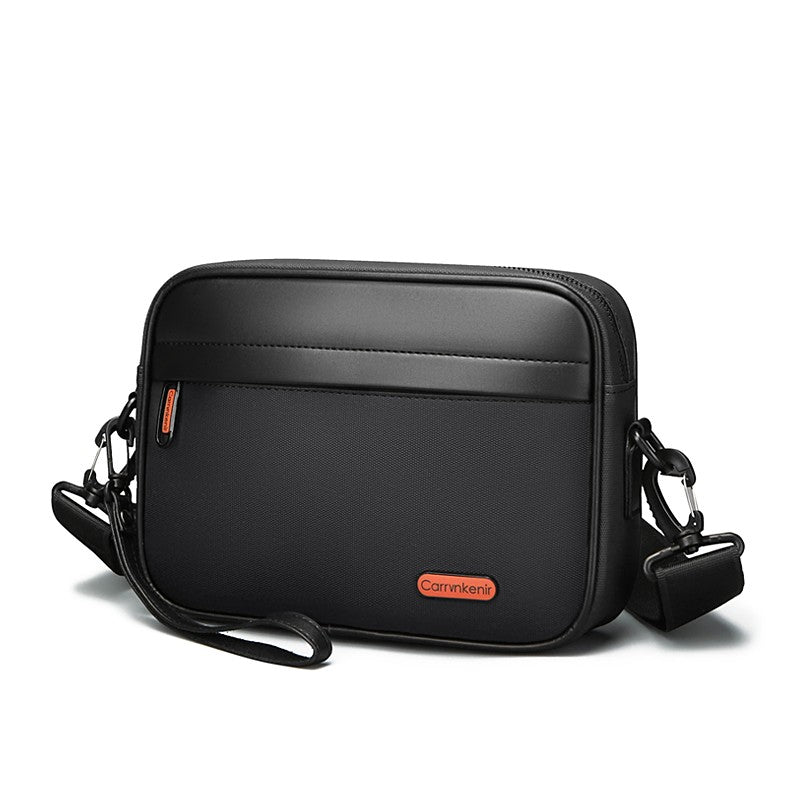 High Quality Soft PU Leather Male Small Shoulder Bag Fashion Men's Mini Handbag Casual Male Day Clutch Phone Bag