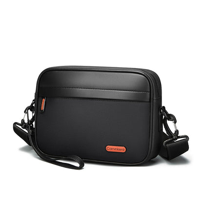 High Quality Soft PU Leather Male Small Shoulder Bag Fashion Men's Mini Handbag Casual Male Day Clutch Phone Bag