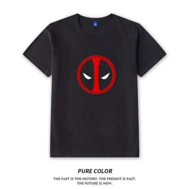 Lovely Superhero T-shirt Men's Venom Print Tshirt Marvel Spiderman Summer Daily Short Sleeved Clothes Y2k Fashion Daily Tees
