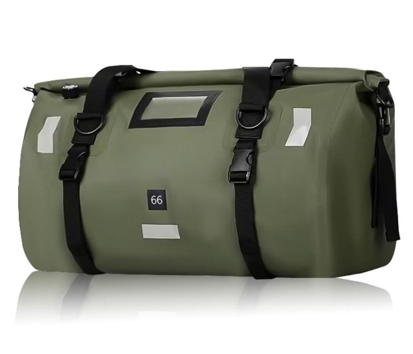 Motorcycle Waterproof Tail Bag Travel Outdoor Dry Luggage Roll Pack Bag 20 /40/66 Motorbike Luggage Backpack Motorcycle Seat Bag