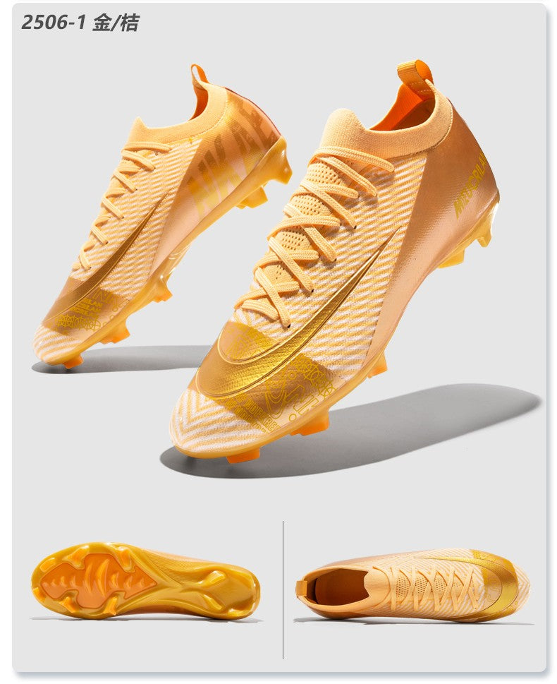 New Men Soccer Shoes TF/FG Society Match Cleats Football Field Boots Indoor Professional Training Original Women Football Shoes