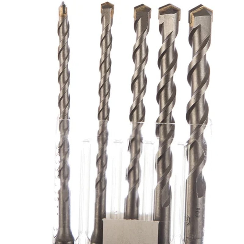 BOSCH 2608579120 SDS Plus-1 Jogo de Brocas para Martelete Rotativo 5 Peças 160MM para Concreto e Alvenaria
