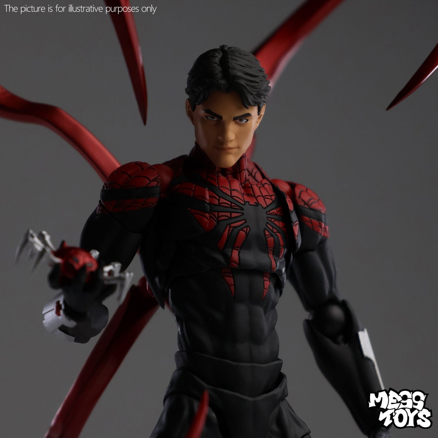 Hot Mess Toy Boneco Superior Homem-Aranha Doutor Octopus - Brinquedo Colecionável Artesanal para Crianças e Fãs por Peter Parker