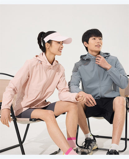 2025 new [new product upgraded skin clothing] high elastic sunscreen clothing men's and women's color contrast machine bag ice s