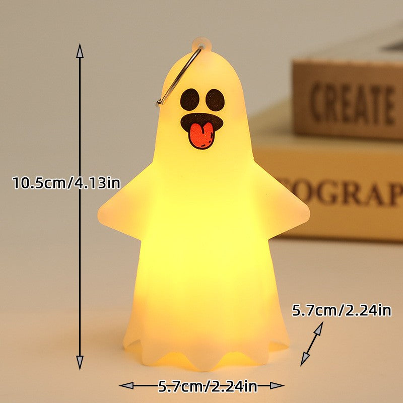 Halloween LED Pumpkin Lamp Ornaments Horror Atmosphere Kids Toy 2026 Halloween Party Home Decor Decoration Supplies