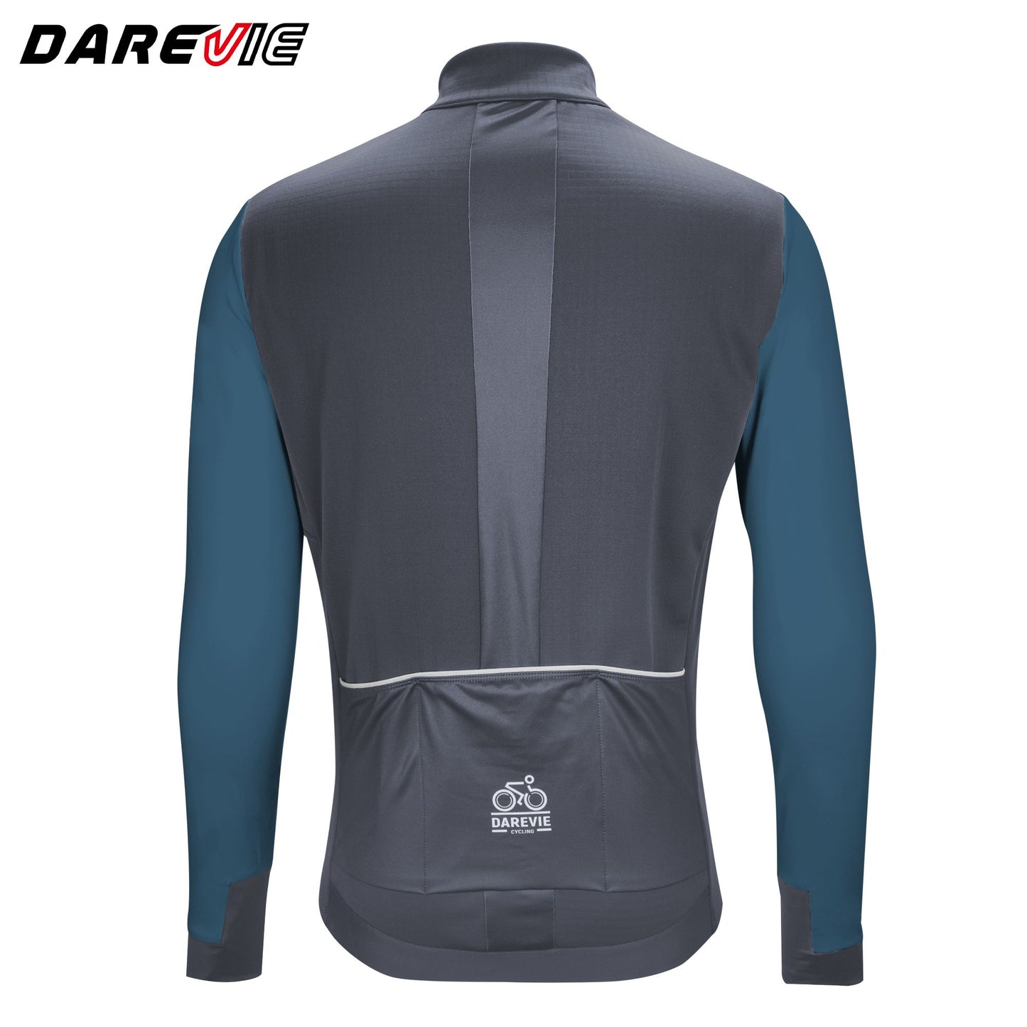 DAREVIE Cycling Men's Jacket WindProof Fleece Pro Cycling Jackets Longsleeve Warm Soft Brushed Pro Breathable Bicycle Clothing