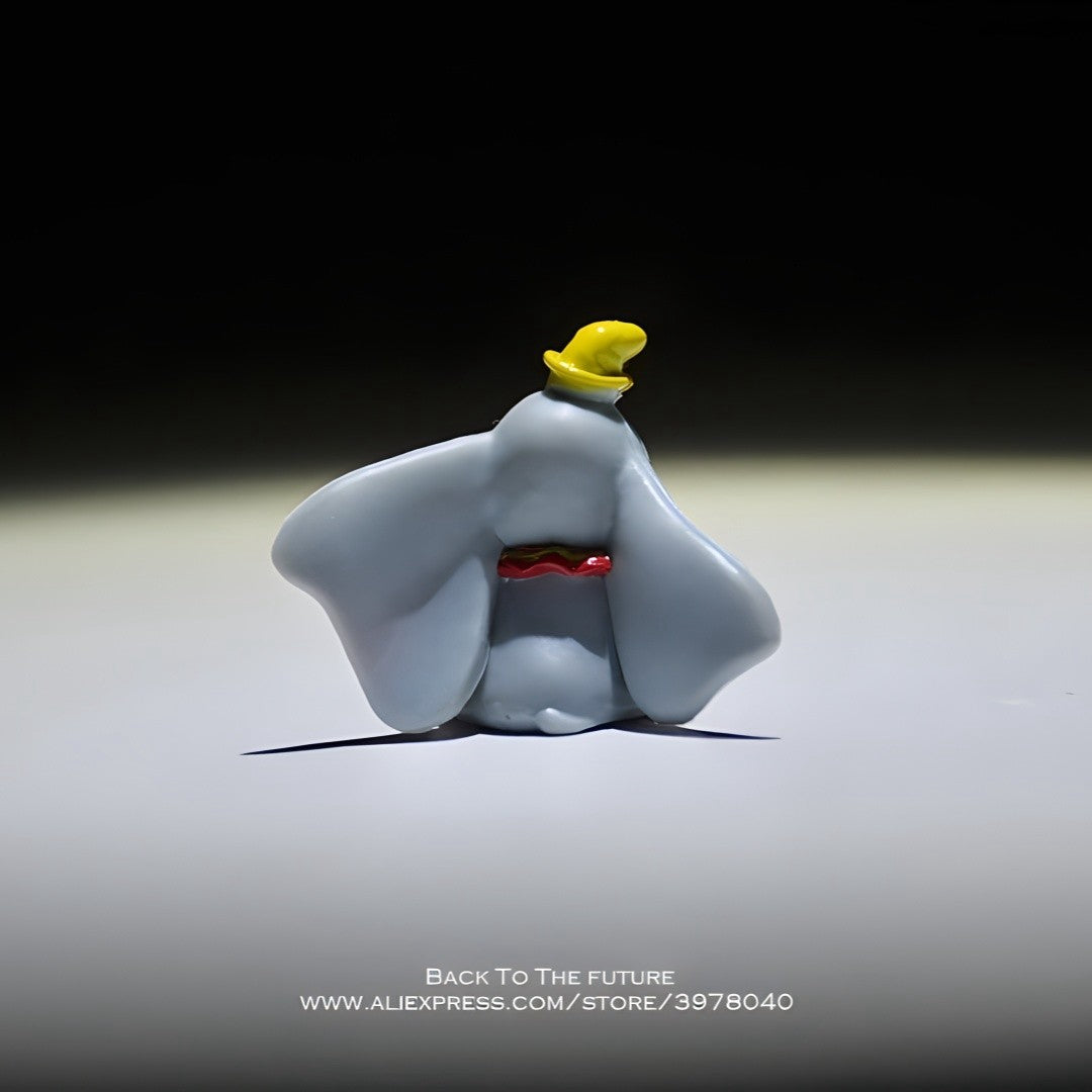 Disney Dumbo 2,5cm Elefante Mini Boneca Action Figure Anime Decoração Coleção Brinquedo Modelo Para Presente Infantil