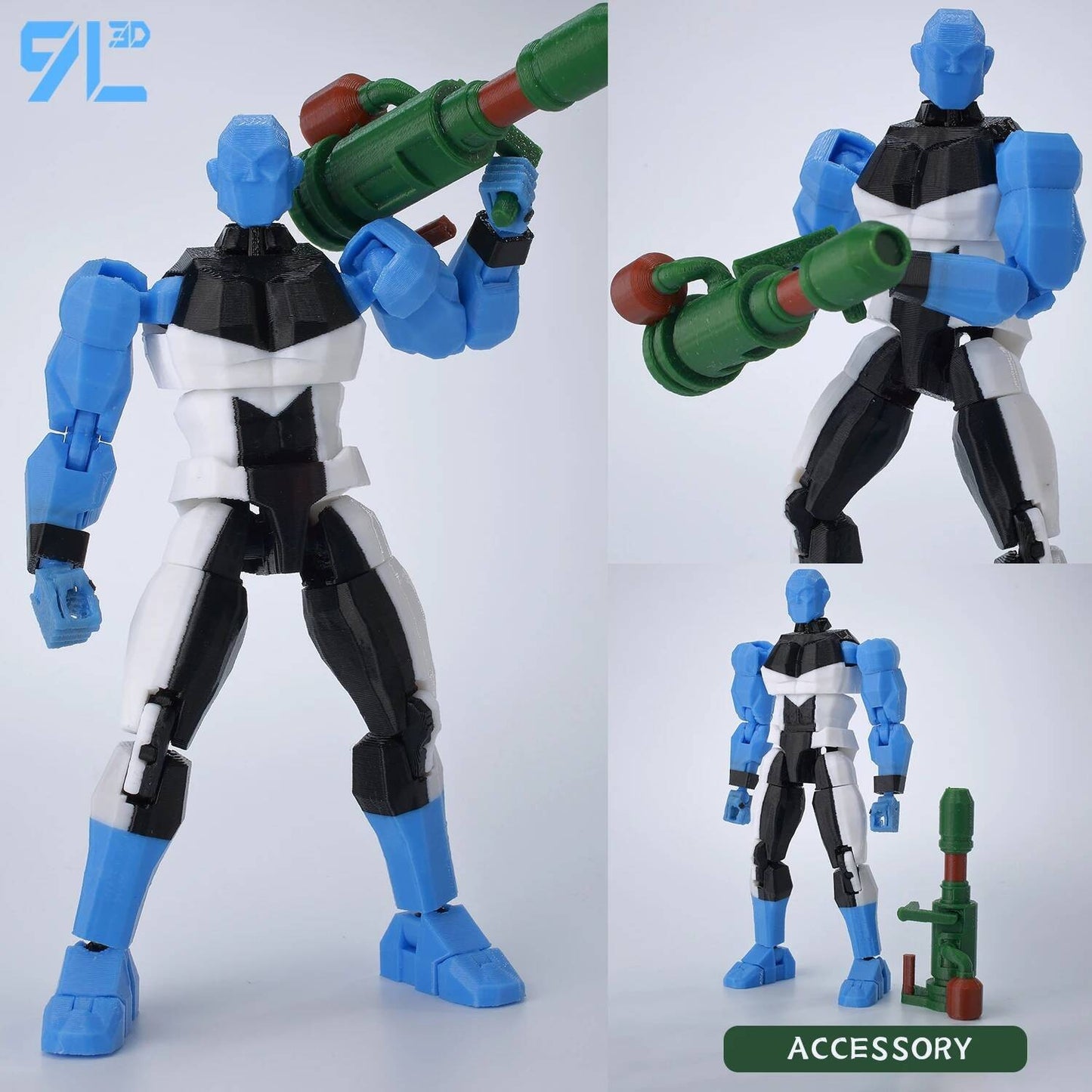 9L3D Sortudo 13 Invencível Menino Conquistador? Boneco de Ação Omni Impresso em 3D Modelo de Anime Articulado Colecionável Brinquedo Presente Fã