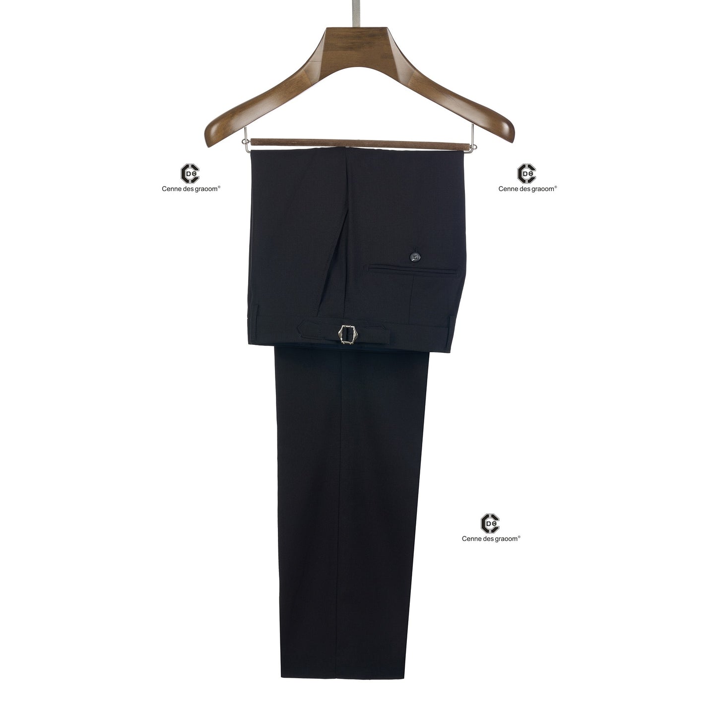 Cenne Des Graoom 2025 New Black Safari Suits Square Collar Tailor-Made Jacket Pants Formal Casual Business Official Daily Wear