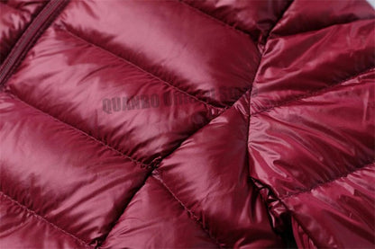 Women Ultra Lightweight Packable Long Puffer Jacket 2023 New Autumn Winter Warm Hat Detachable Hooded Female Coat Parka 5XL 7XL