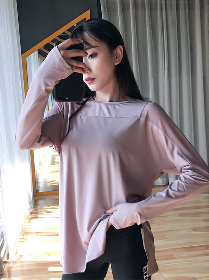 Long Sleeve Sports Top Women Fitness t shirt Quick Dry Yoga Top Running Jogging Workout Tops Female Gym Sport Shirts