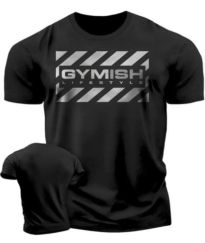 The 3D printed men's T-shirt for the summer of 2025 is a bestseller for sports fitness exercise casual fashion and lightness