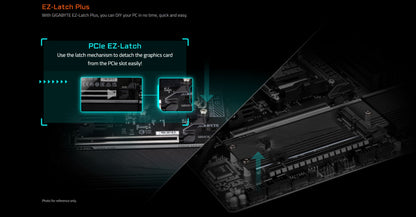 Placa-mãe GIGABYTE B650M AORUS ELITE Micro-ATX AMD B650 DDR5 M.2 192G para processadores AMD Ryzen séries 7000/8000/9000 Socket AM5