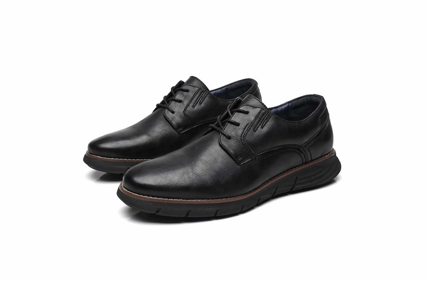 BHKH Male Sneakers Autumn/Winter traf Leather Men Casual Shoes Business Work Office Lace-up Dress shoes For Men Size47