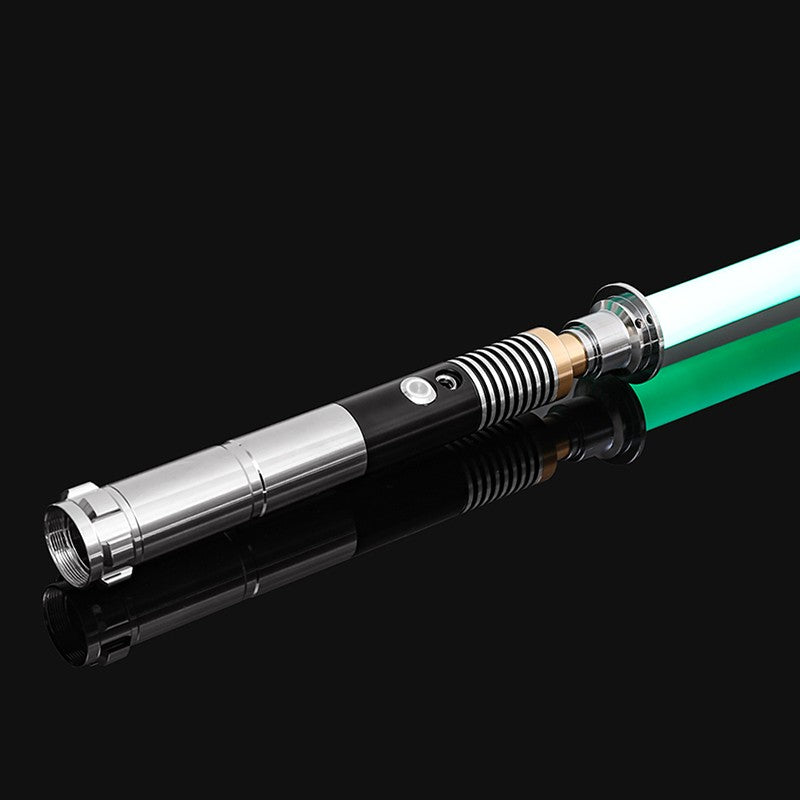 Luke RGB 16 Color Variable Metal Handle Lightsaber With Hitting Sound Effect FX Duel Lightsaber Metal Aluminum Handle Lightsaber