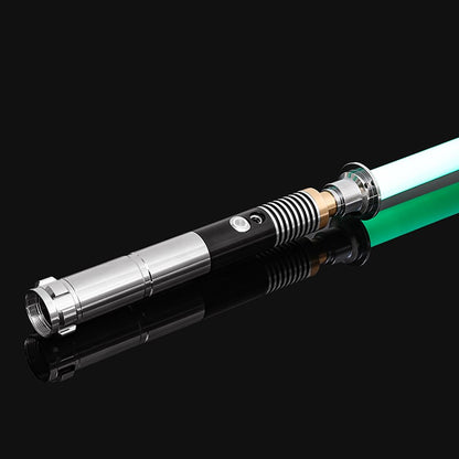 Luke RGB 16 Color Variable Metal Handle Lightsaber With Hitting Sound Effect FX Duel Lightsaber Metal Aluminum Handle Lightsaber