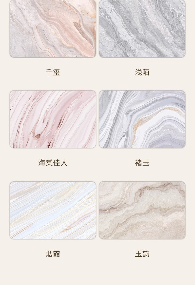 Diatomaceous Earth Bath Mat Bathroom Absorbent Foot Mats Non-Slip Shower Pad Toilet Carpet Quick Dry Entrance Doormat Washable