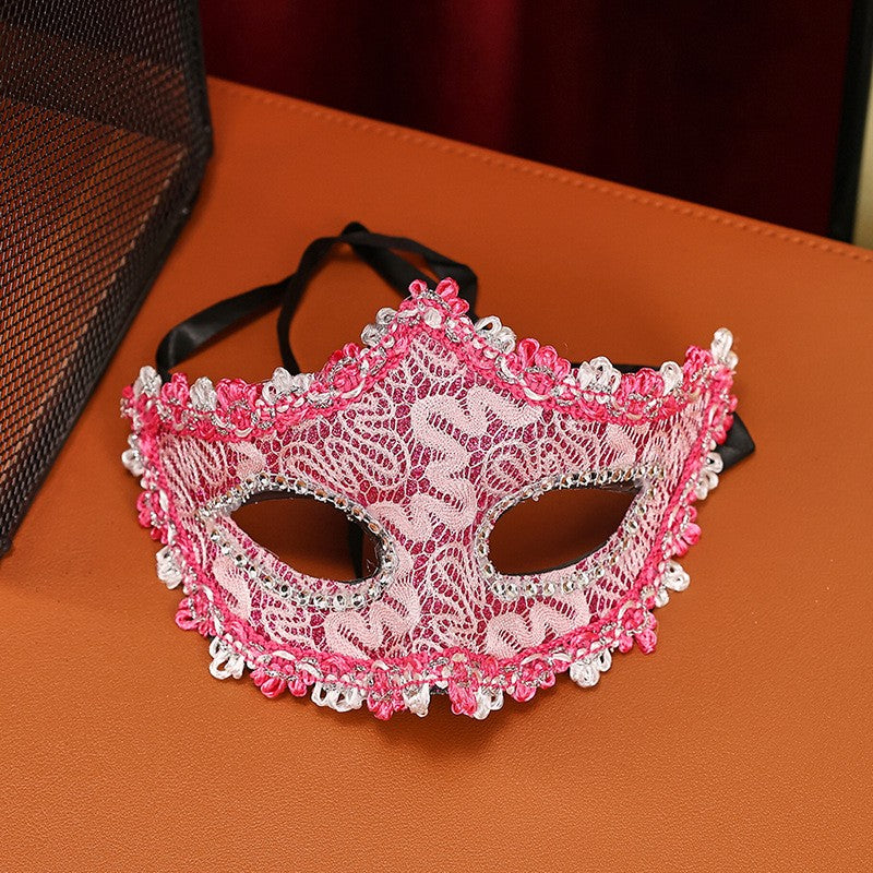 High-End Makeup Ball Mask, Half-Face Party Costume Accessory, Unisex Design for Birthdays & Festivals, Perfect for Men & Women