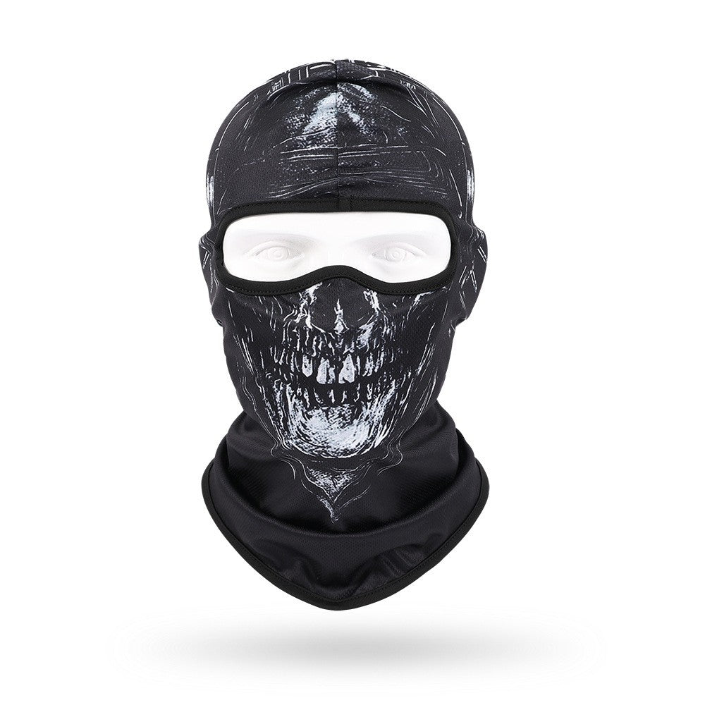 Quick-Dry Skull Face Mask - Breathable Sun Protection for Cycling & Outdoor Sports