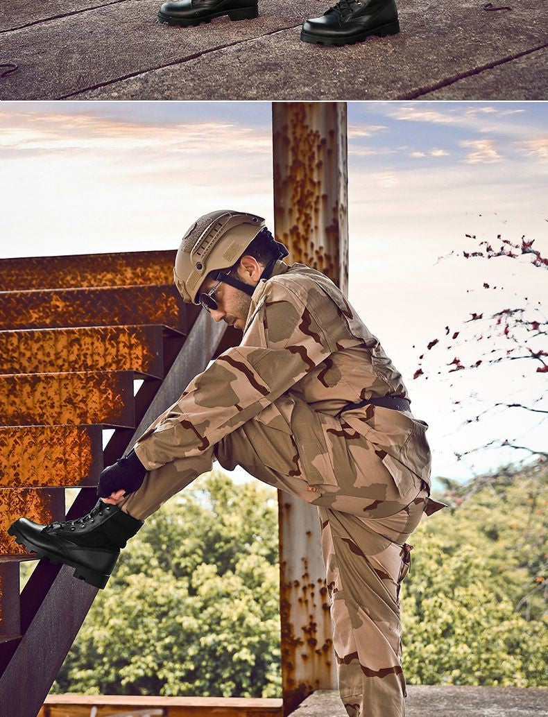 2024 Autumn and Winter Wolf Men's Hight-Top Desert Fans Delta Boots