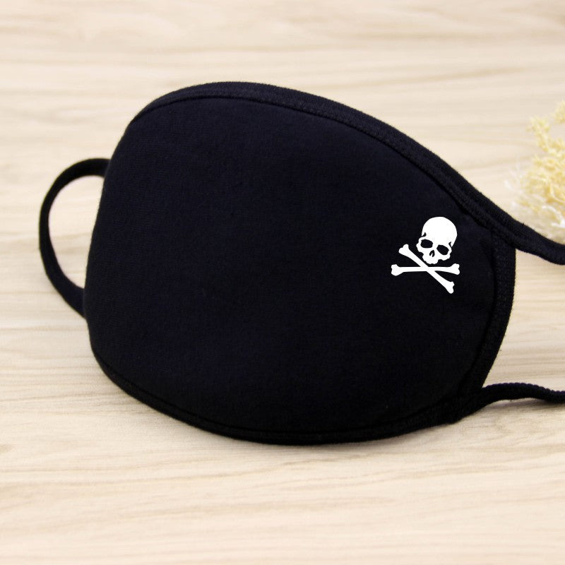 1PCS Unisex Black Cotton Mouth Mask Reusable Mask Dustproof Washable Face Mask Anime Masks For Cycling Camp Mascarillas