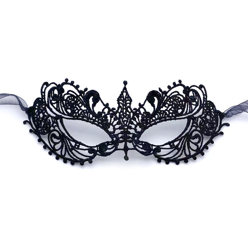 Gold and Silver Lace and Diamond Mask Eye Mask Masquerade Adult Male and Female Party Mask Sensual Women's Half Face