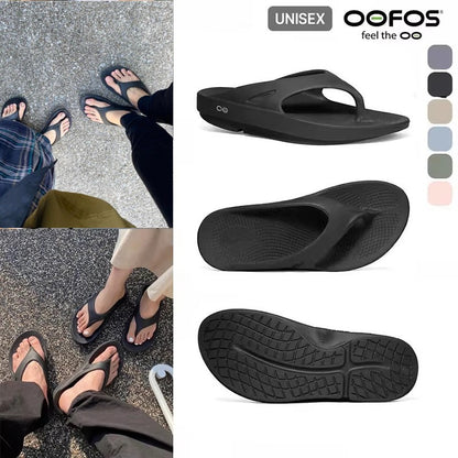 OOFOS NEW Sandals - Lightweight Recovery Shoes Slippers Men Women Soft Bottom Indoor Home Slides Sandals Light Beach Shoe