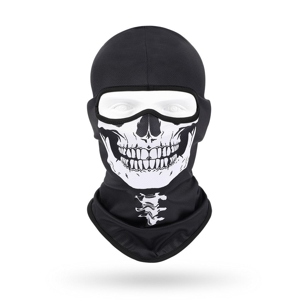 Quick-Dry Skull Face Mask - Breathable Sun Protection for Cycling & Outdoor Sports