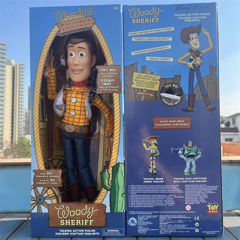 Anime Boneco de Brinquedo de Ação de Toy Story Woody Jessie Buzz Lightyear Estátua Modelo Enfeite de Decoração de Mesa Coleção Brinquedo Presentes