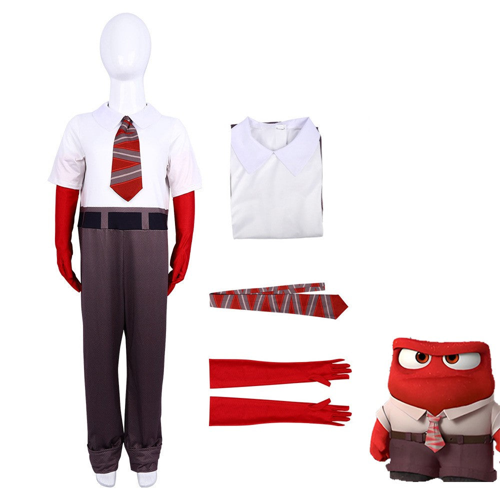 Anime Movie Inside out 2 Joy Cospaly Costume Envy Anxiety Ennui Cos Outfits For Adult Kids Halloween Stage Performance Costume